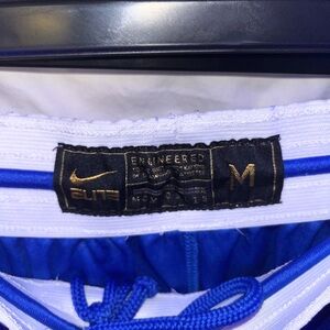 Blue Nike Elite Basketball Shorts